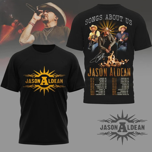 Maglietta jason aldean - jason,
