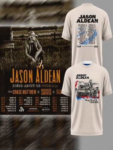 Maglietta jason aldean songs - jason,